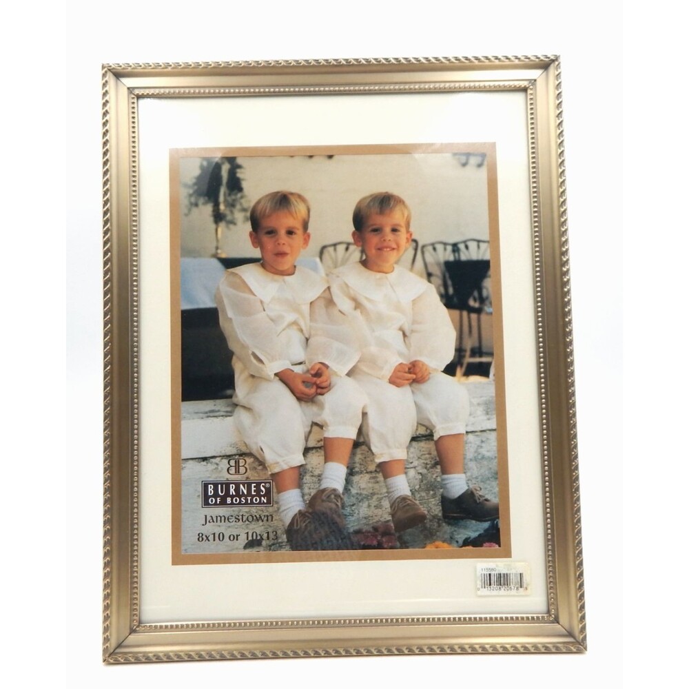 Burnes Of Boston Jamestown 10x13 Picture Frame Ant. Gold Metal Tabletop Wall